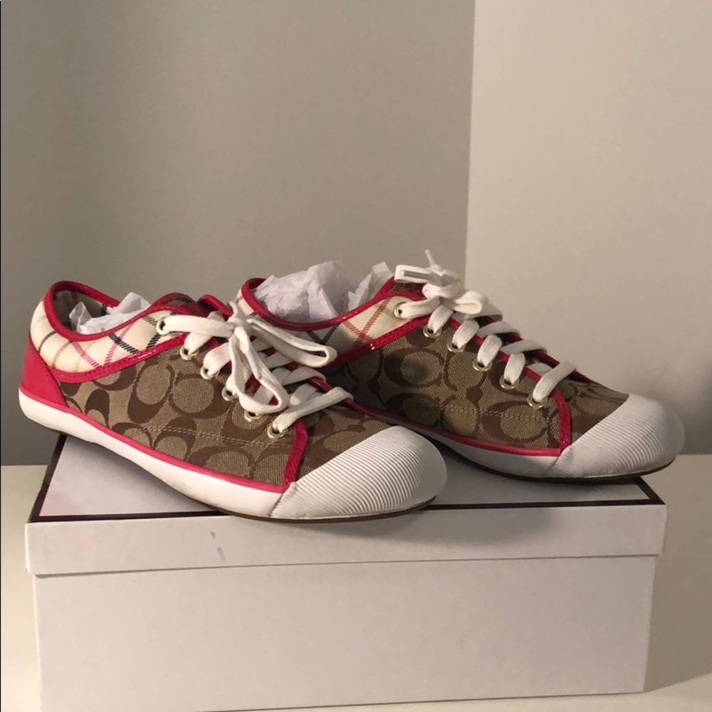 Coach KPI KHI//Pink Sneakers Women Size 9.5